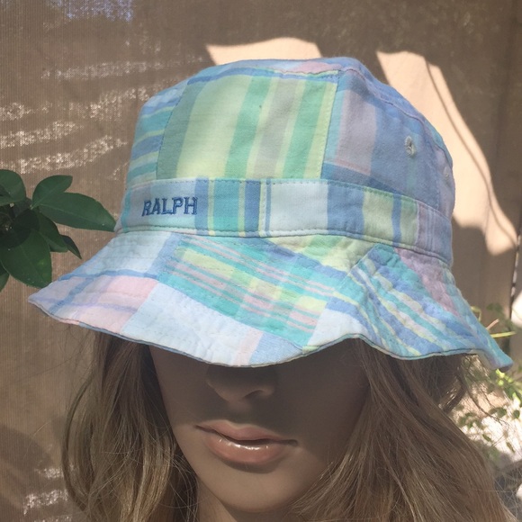 green plaid hat